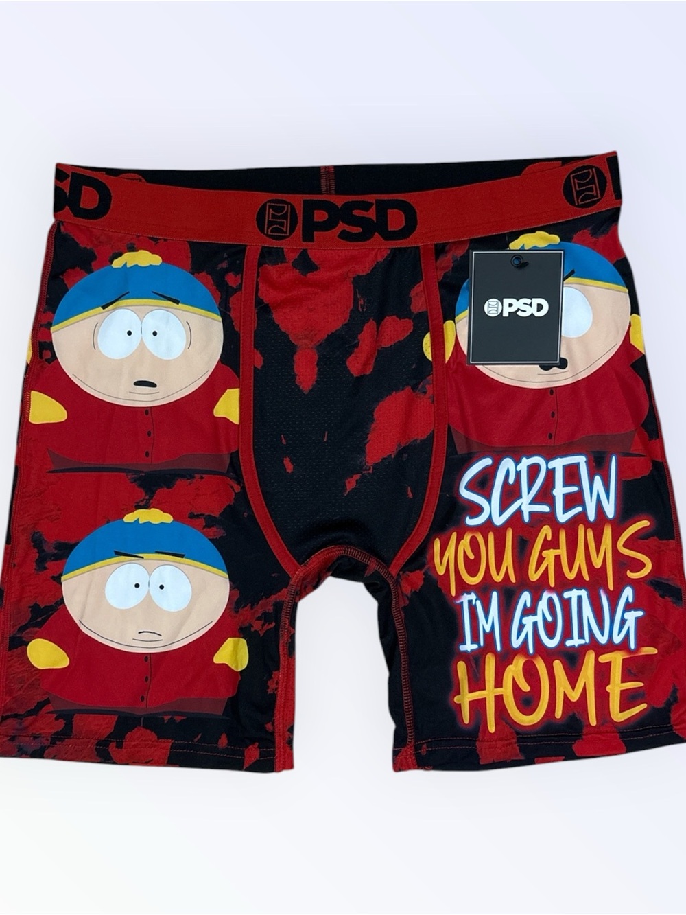 PSD SOUTH PARK BOXER BRIEFS MENS LARGE